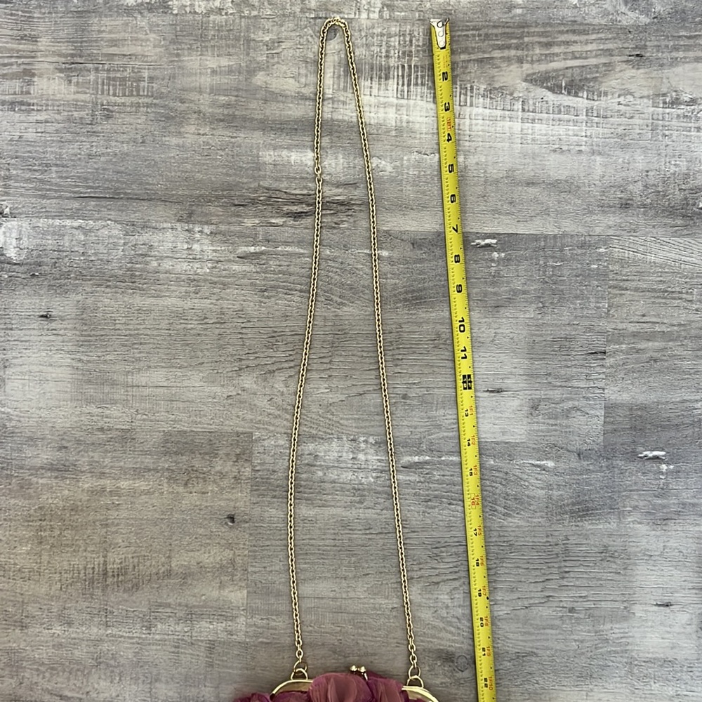 J Crew shoulder hand purse with floral detail - Picture 7 of 16